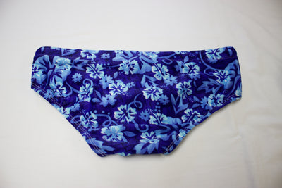 Men's Swim Brief - Blue Floral