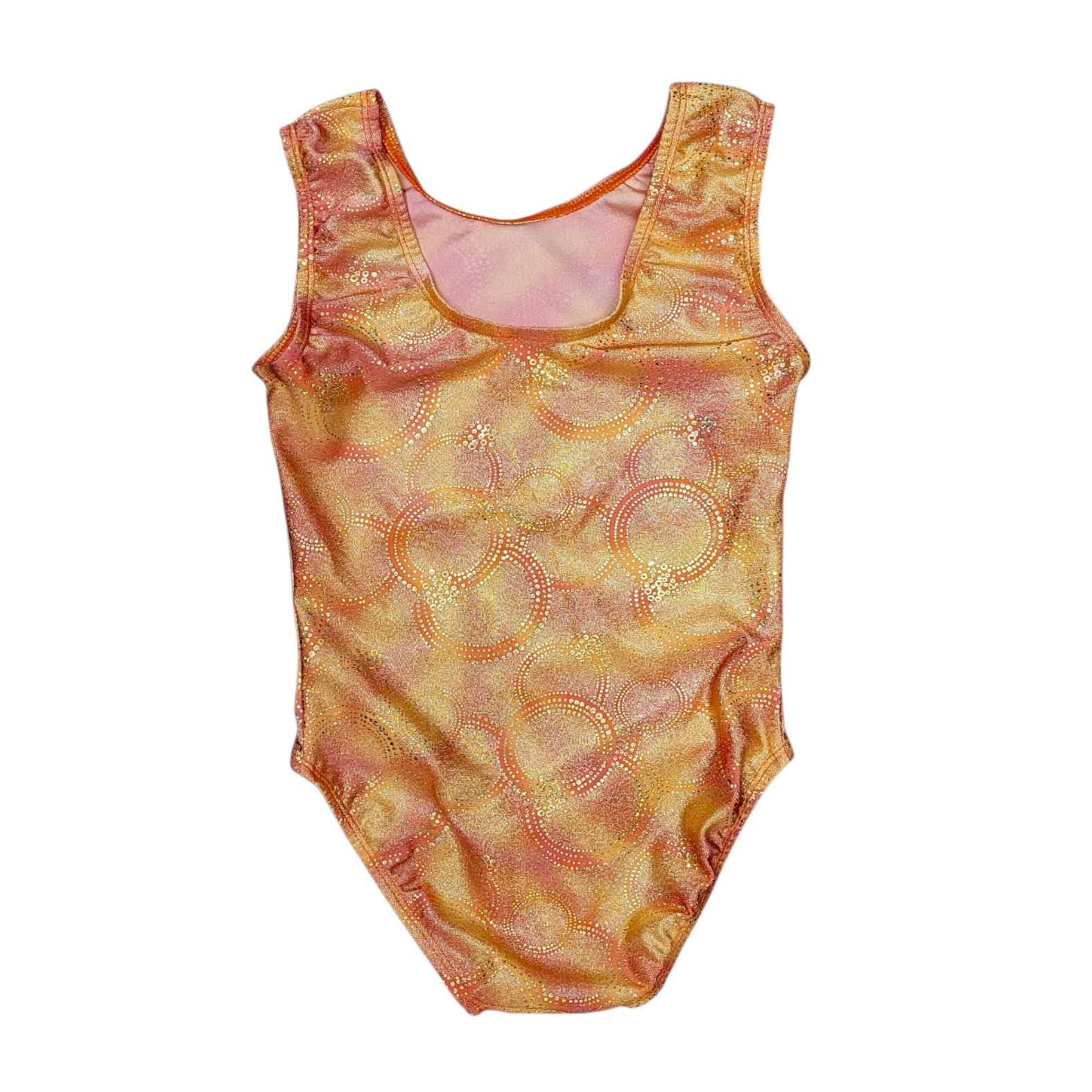 Leotard in Orange Circle