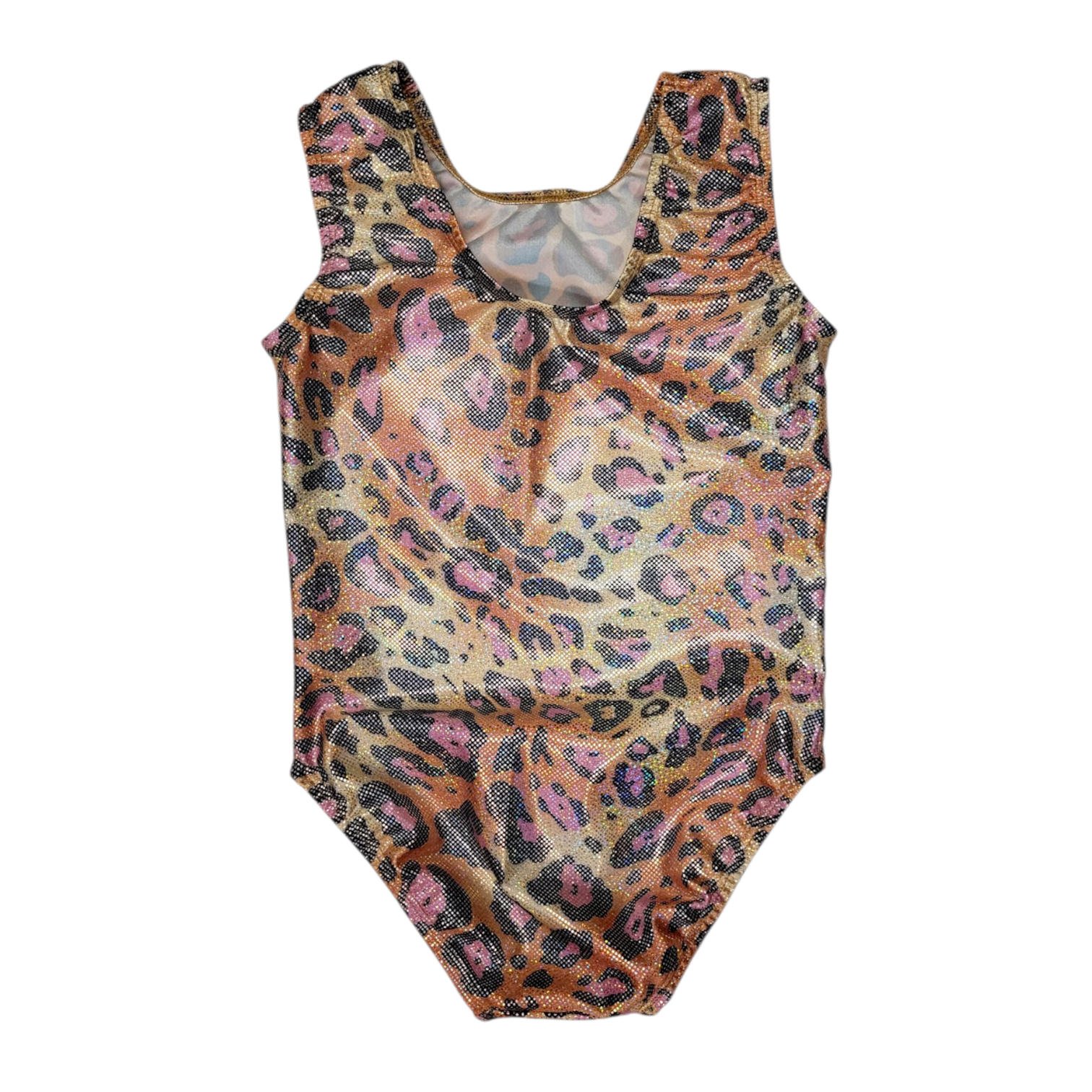 Leotard in Shimmer Leopard