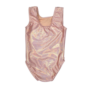 Leotard in Rose Gold Mystique