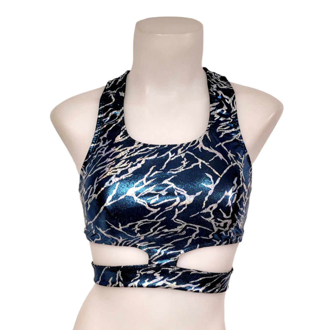 Hailie Top in Turquoise Lightning