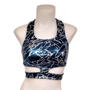 Hailie Top in Turquoise Lightning