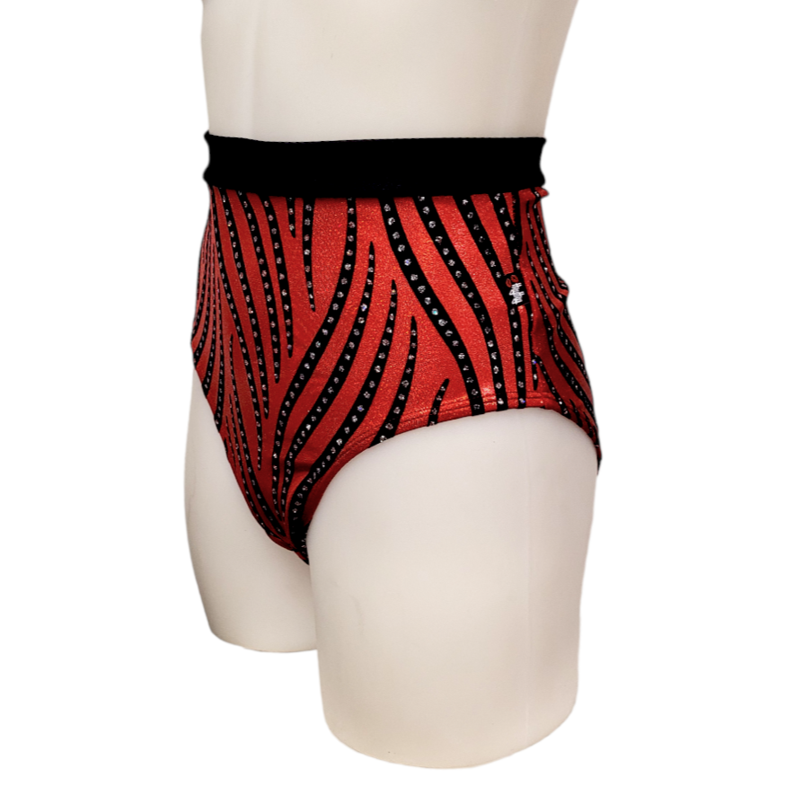 Sky High Sexy Short in Red Velvet Swirl