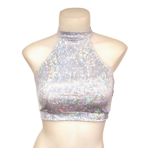Halter Top in White Ice