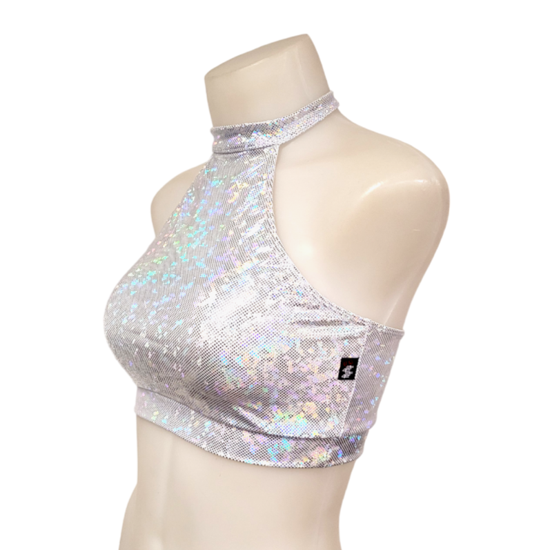 Halter Top in White Ice