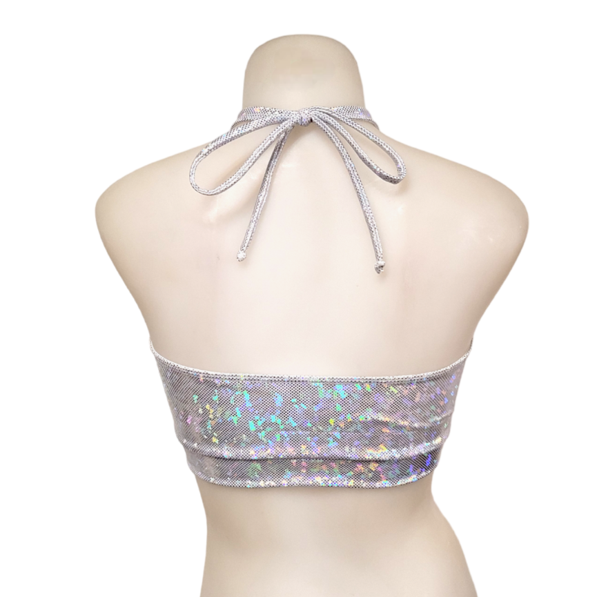 Halter Top in White Ice