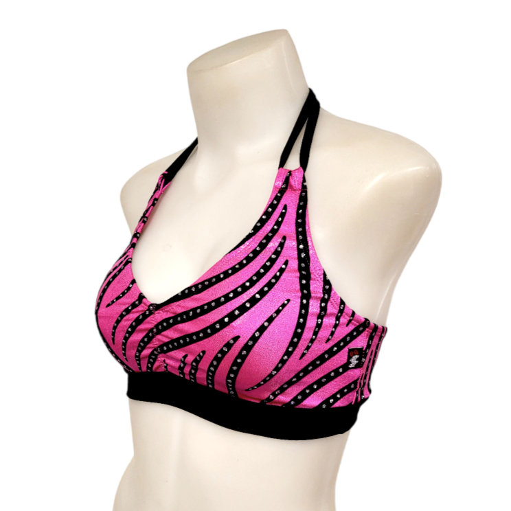 Monique Top in Pink Velvet Swirl
