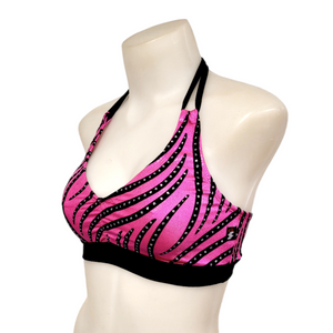 Monique Top in Pink Velvet Swirl