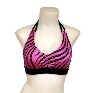 Monique Top in Pink Velvet Swirl
