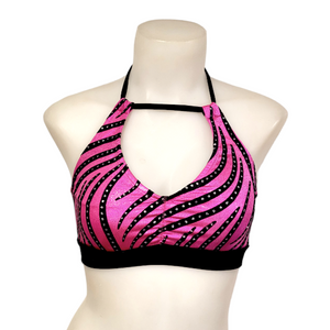 Monique Top in Pink Velvet Swirl