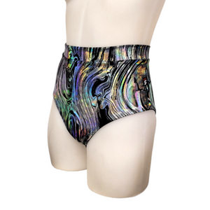 Sky High Sexy Short in Oil Slick