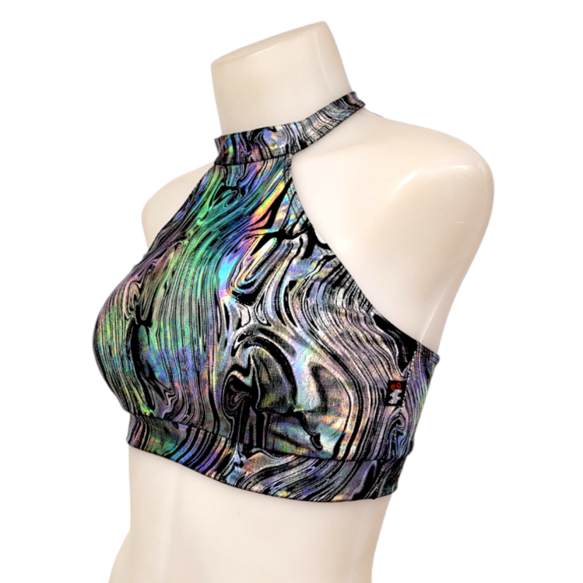 Halter Top in Oil Slick