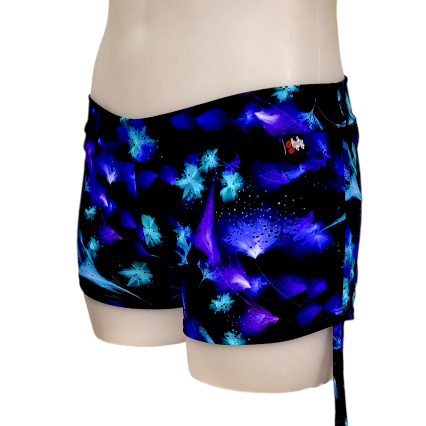 Side Tie/Scrunch Short in Stardust