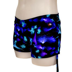 Side Tie/Scrunch Short in Stardust