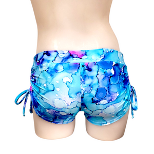 Side Tie/Scrunch Short in Bubbles