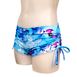 Side Tie/Scrunch Short in Bubbles