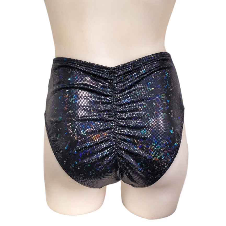 High Waisted Sexy Short in Black Ice