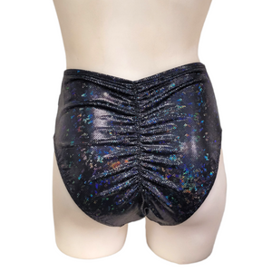 High Waisted Sexy Short in Black Ice