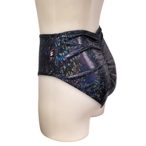 High Waisted Sexy Short in Black Ice