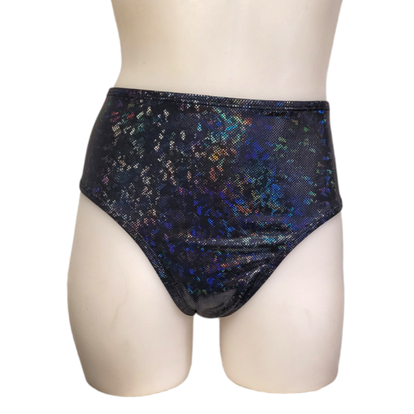 High Waisted Sexy Short in Black Ice
