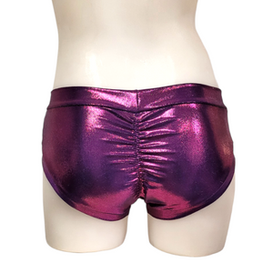 Classic Booty Short in Eggplant Mystique