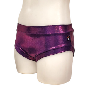 Classic Booty Short in Eggplant Mystique