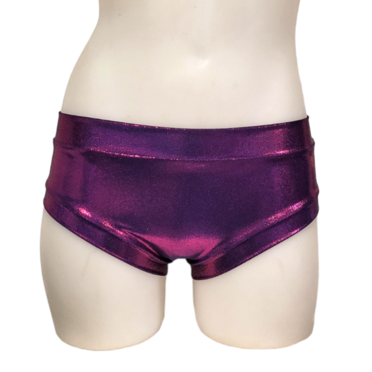 Classic Booty Short in Eggplant Mystique
