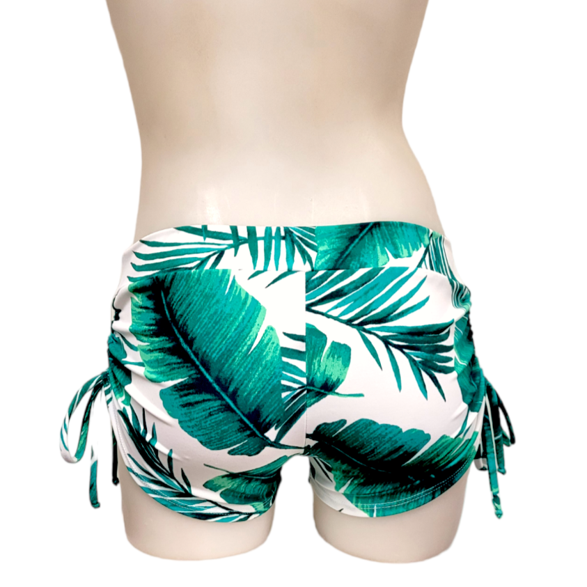 Side Tie/Scrunch Short in Palm