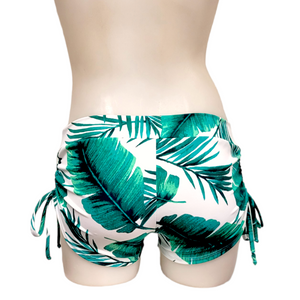 Side Tie/Scrunch Short in Palm