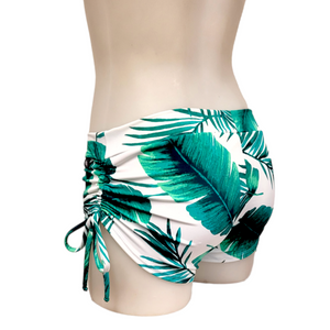 Side Tie/Scrunch Short in Palm