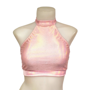 Halter Top in Rose Gold Mystique