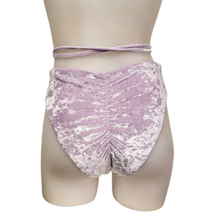 Layla Short in Lilac Crushed Velvet