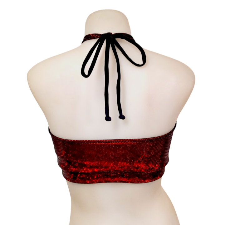 Halter Top in Red Ice