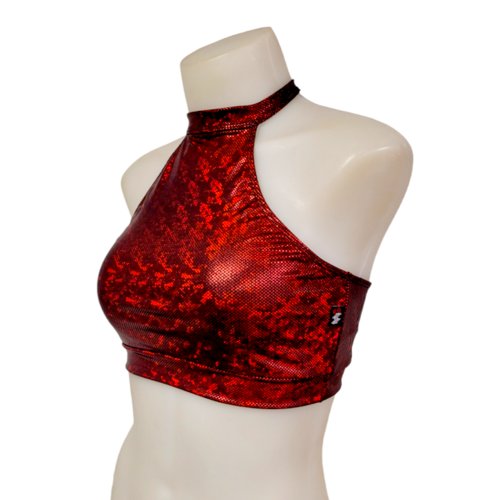 Halter Top in Red Ice