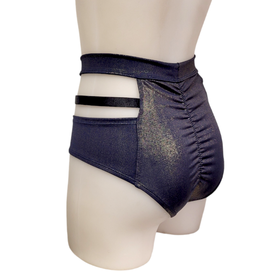 Monroe Short in Blue Gold Shimmer