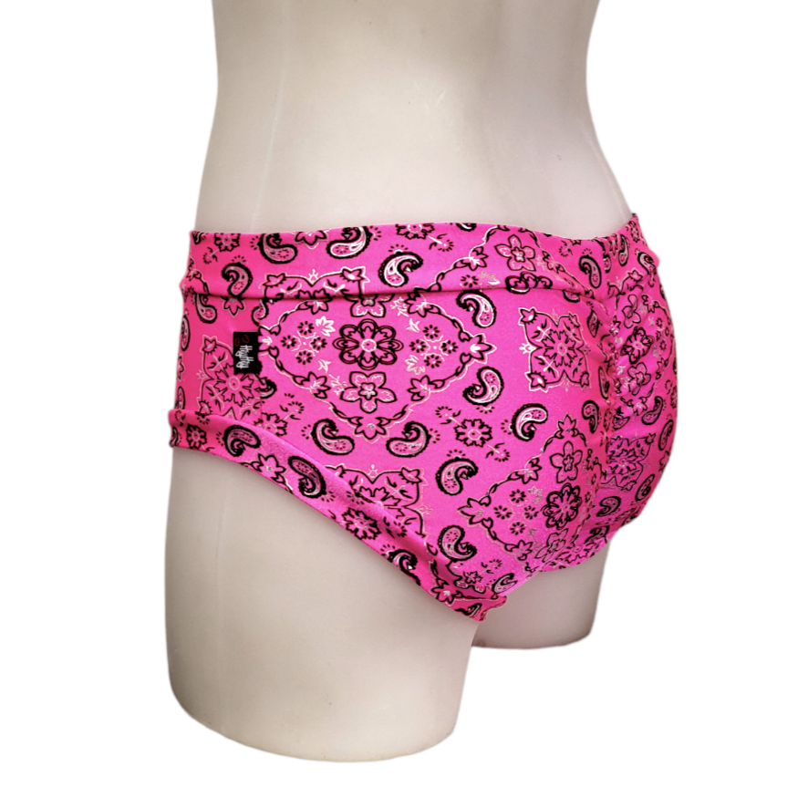Classic Booty Short in Pink Paisley