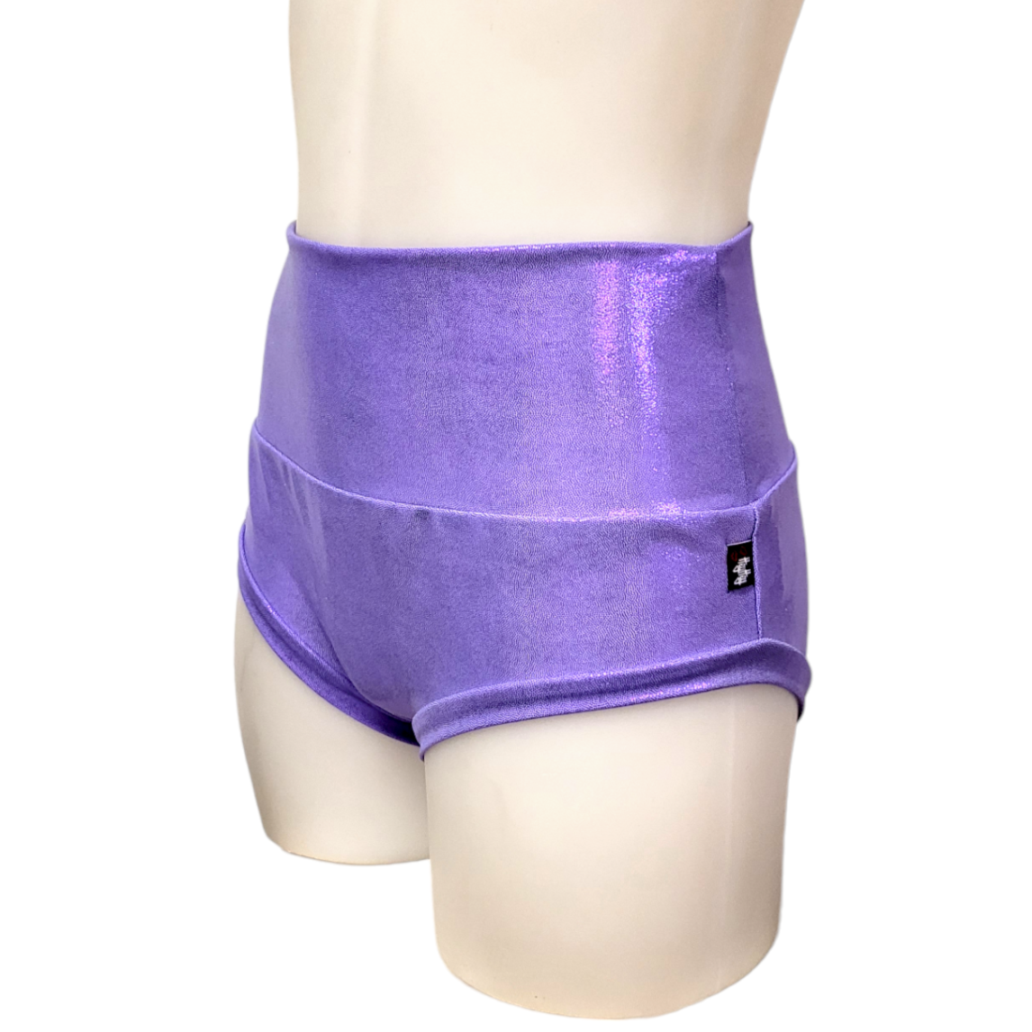 High Waisted Booty Short in Lavender Mystique