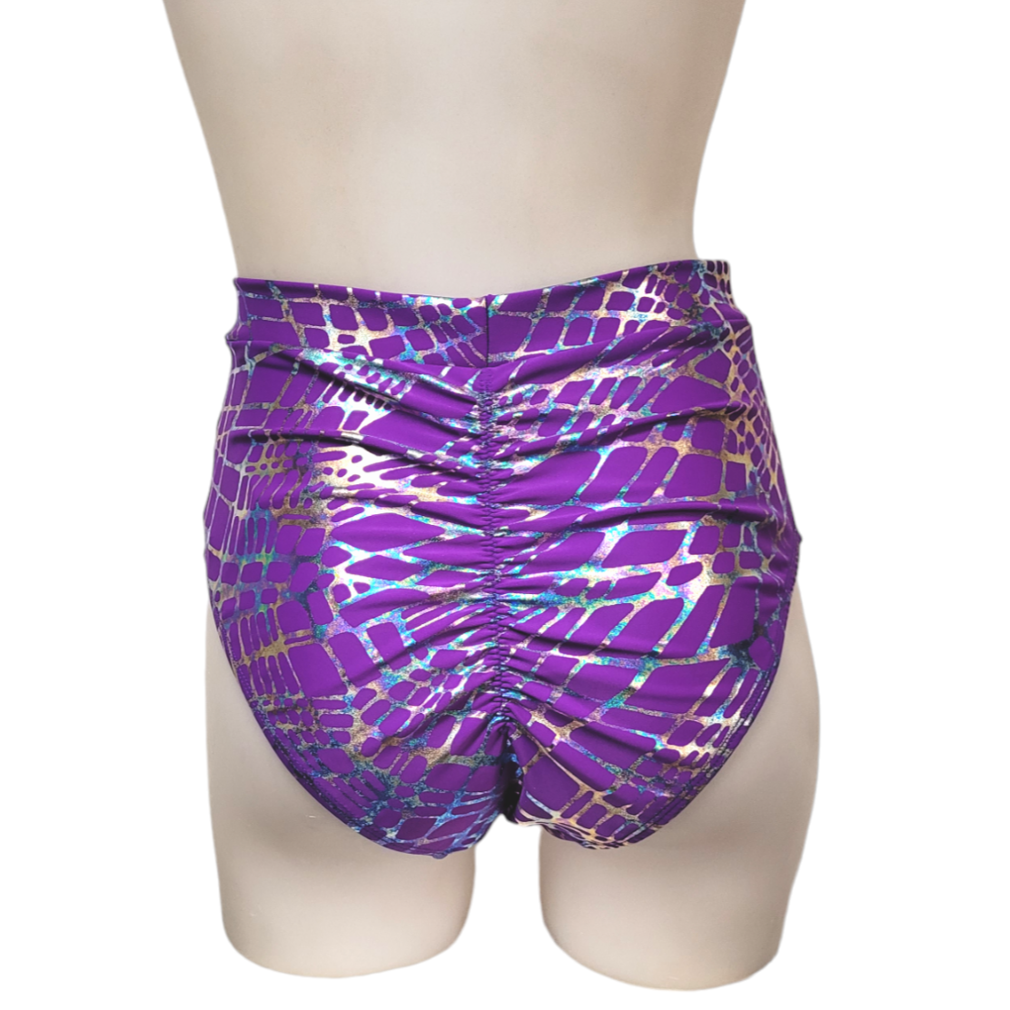 Sky High Sexy Short in Purple Web