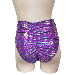 Sky High Sexy Short in Purple Web