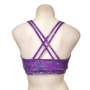 Monique Top in Purple Web