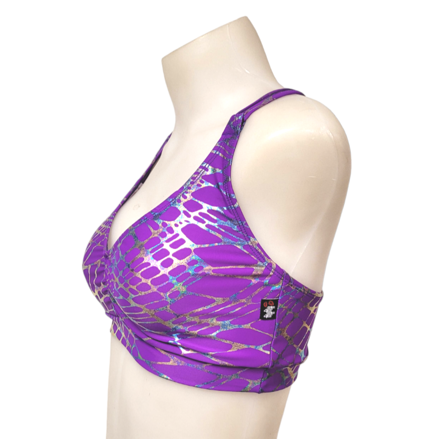 Monique Top in Purple Web