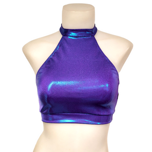 Halter Top in Sapphire Mystique