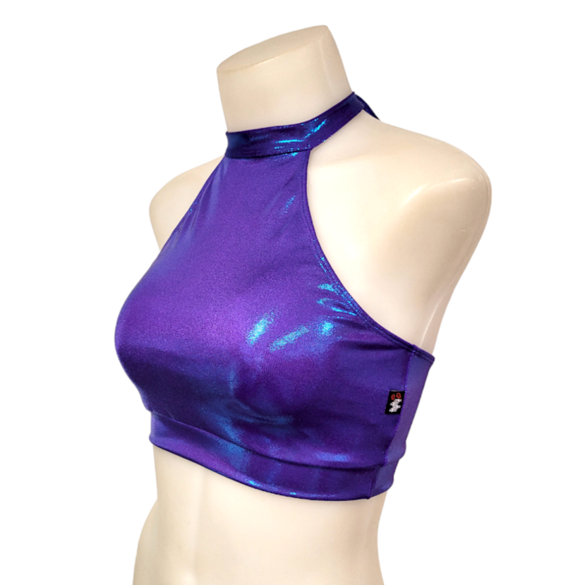 Halter Top in Sapphire Mystique