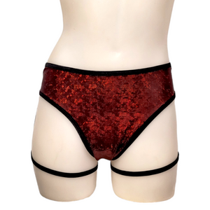 Ella Short in Red Ice