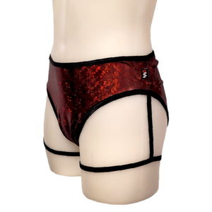 Ella Short in Red Ice
