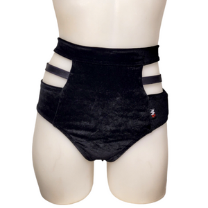 Monroe Short in Black Velvet