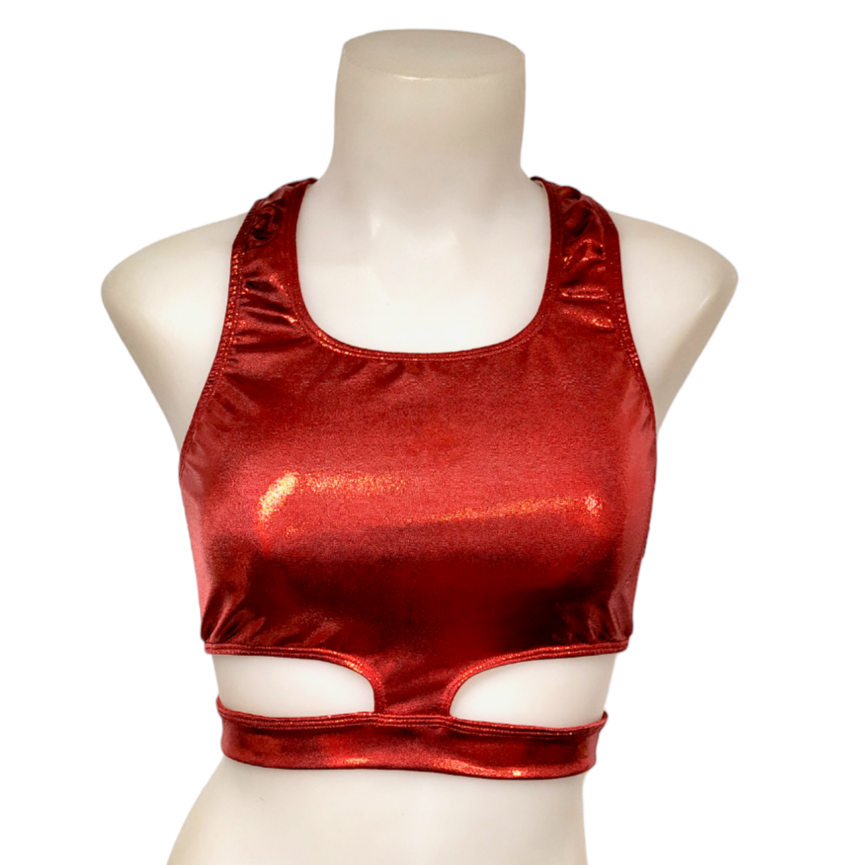 Hailie Top in Red Mystique
