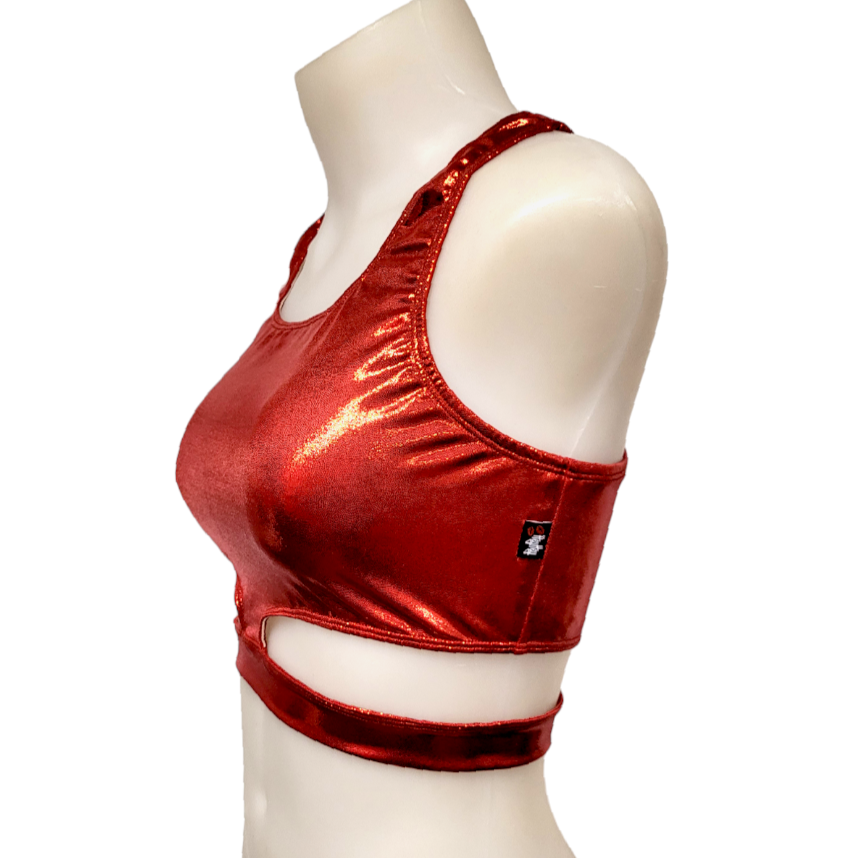 Hailie Top in Red Mystique