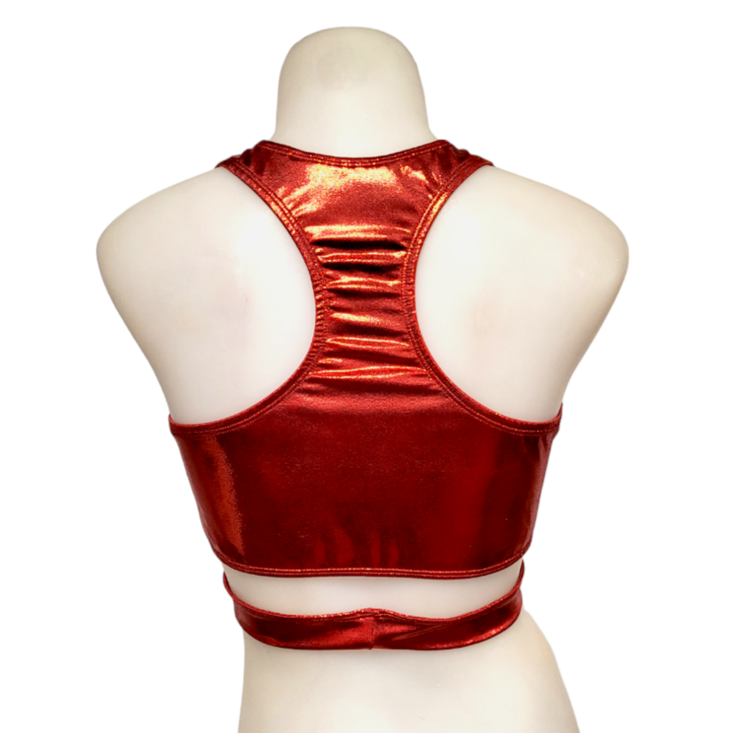 Hailie Top in Red Mystique