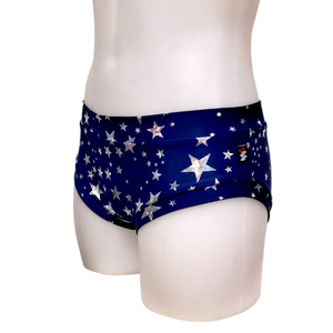 Classic Booty Short in Navy Star